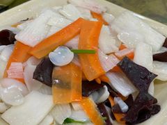 炒木耳淮山-铁炉农家菜馆