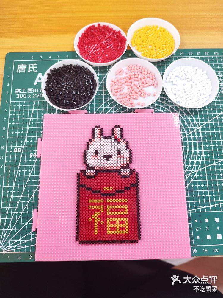 不得不说拼豆确实解压,要集中注意力,时间