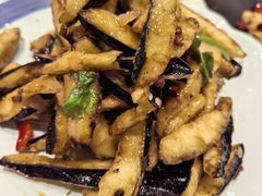 风味茄子-大眼锅贴水饺(河东店)