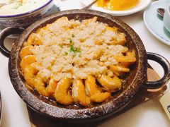 铁板蒜蓉虾-小菜园新徽菜(马鞍山金鹰店)