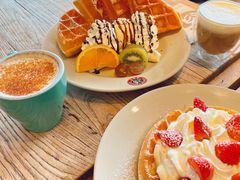 水果冰淇淋松饼-maan coffee漫咖啡(通州店)