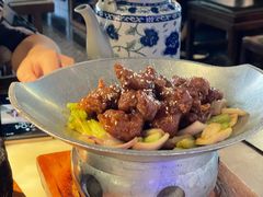 蒜香蜜汁排骨-绿茶餐厅(成都大悦城店)