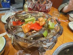 芥末醉虾-山城正宗集安高丽火盆