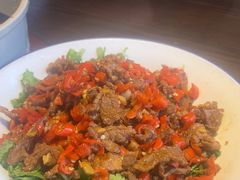 -廖师傅大蒜炒腊肉(袁家岭店)