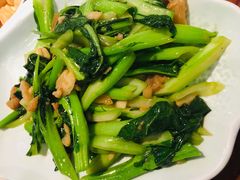 油渣炒菜心-秋色客家菜(南山店)