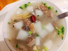猪血猪肺汤-椰小调.儋州米烂(名门店)