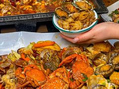 -东来菜馆•手抓海鲜家常菜•海鲜锅贴(鸽子窝店)