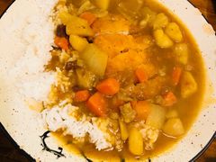 猪扒咖喱盖饭-百步拉面