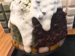 抹茶生乳かき氷-WONDER ICE 萬得冰田(建設路总店)
