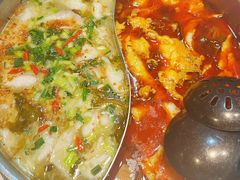 酸菜黑鱼鸳鸯小锅-德林酸菜鱼火锅(南丹店)