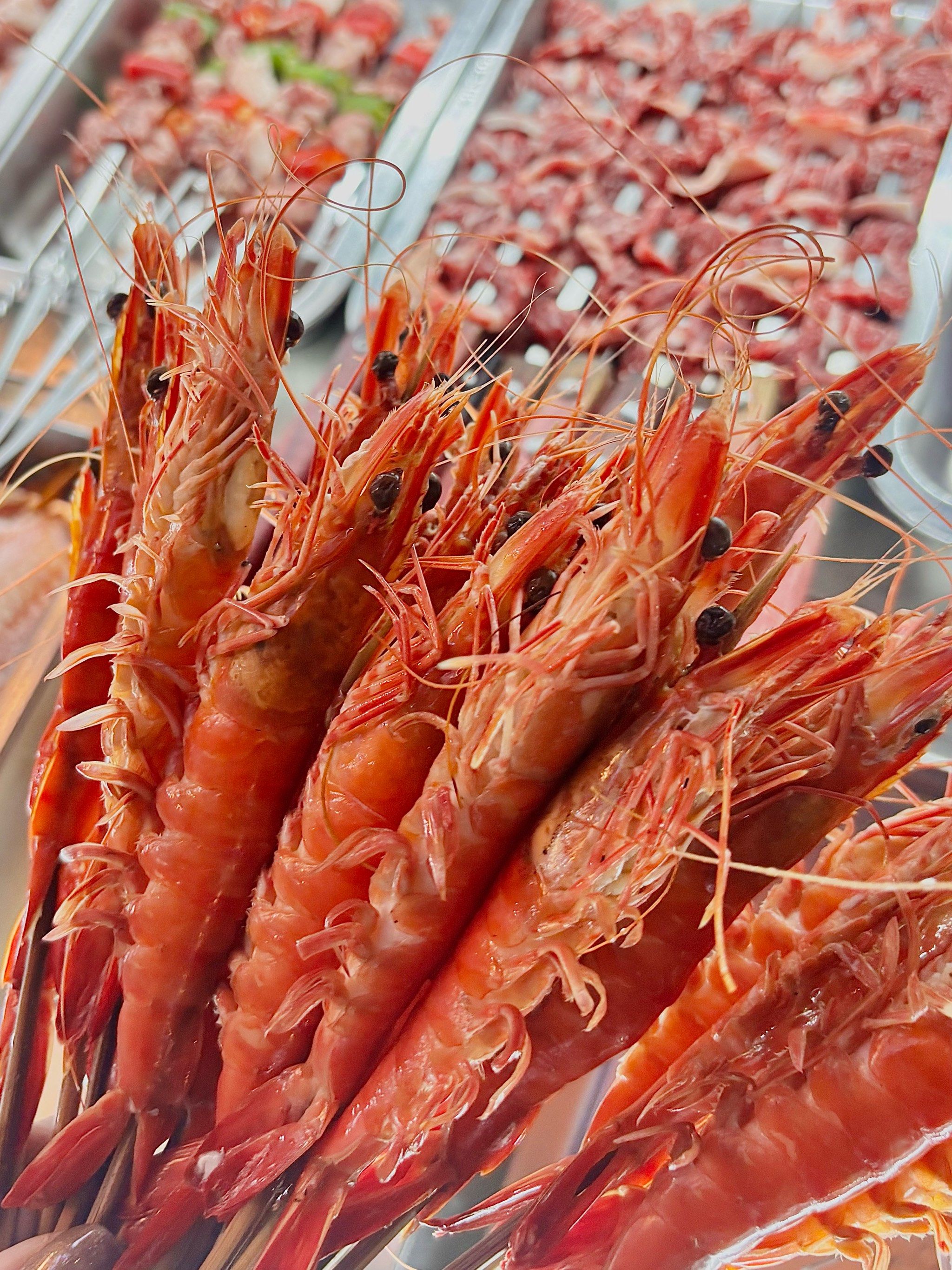 大把虾串开炫🦐