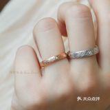 单钻对戒*属于小众喜好的简约感 | 纤丝素金