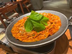 铁板章鱼五花肉-春熙台韩国料理·章鱼肥牛(西丽店)