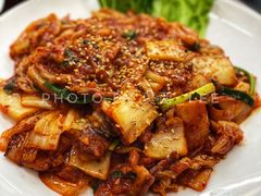 泡菜炒五花肉-黑山岛餐厅