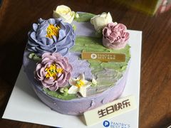 流光印象派红丝绒玫瑰洛神花蛋糕-派悦坊·甜品·蛋糕(日坛店)