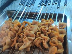 烤牛肚-吐尔逊拌面美食