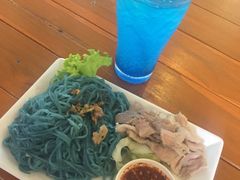 -蝶豆花蓝面条