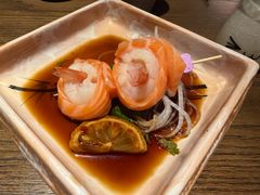 三文鱼荔枝甜虾卷-筱田の食堂·izakaya(淮海中路店)