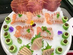 刺身琵琶虾拼鹅肝鱼子酱-龙宴海鲜城(经中路店)