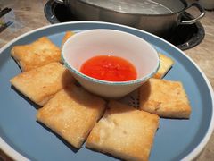 香煎鱼饼-淘米捞·米汤脆鲩鱼火锅(福田皇岗店)