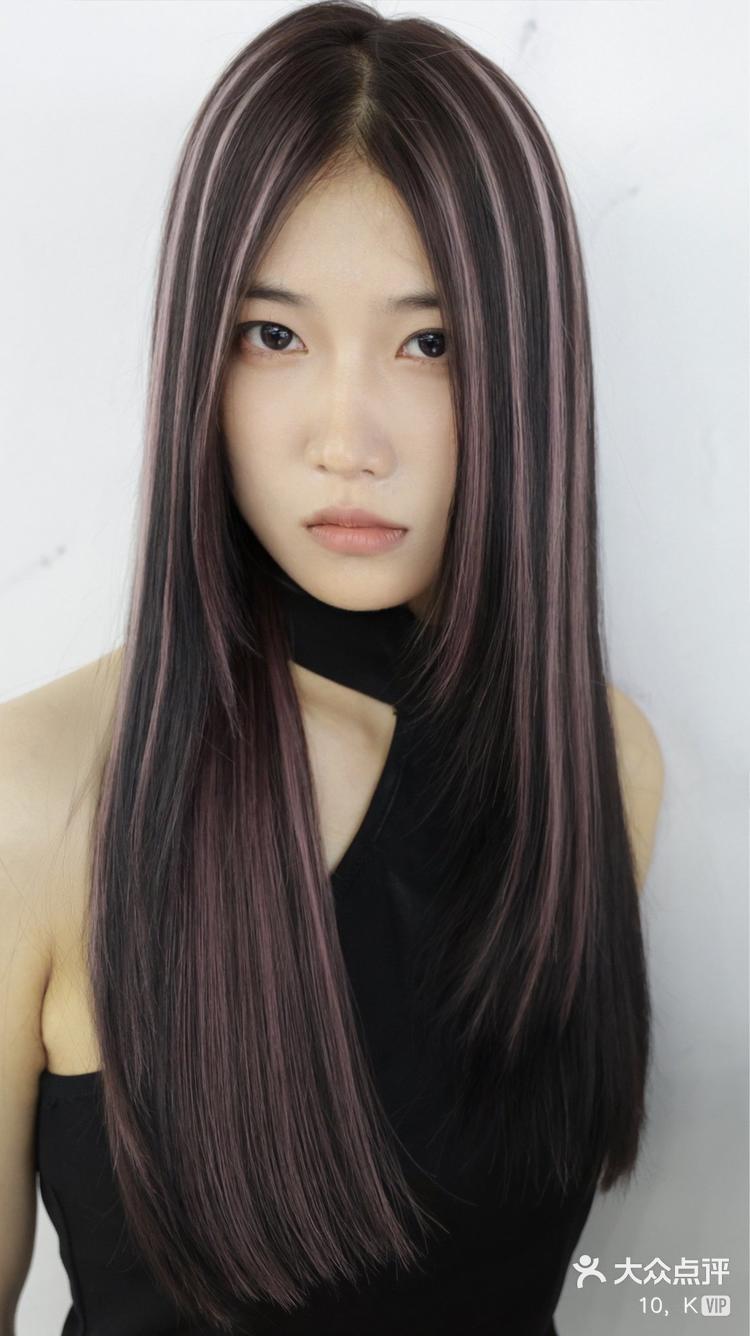线条挑染