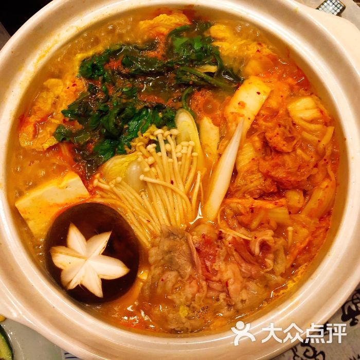 千羽鹤海鲜居酒屋(大望路店)牛肉泡菜火锅图片 - 第2张