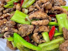 干煸鱿鱼-满口香饭店
