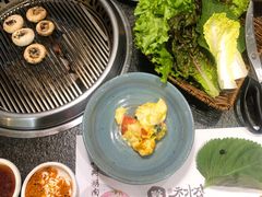 -草家酱蟹炭火烤肉店(珲春南路一店)