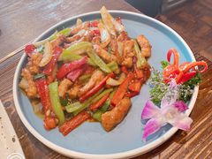 泰酱炒猪柳-Siam泰餐厅(水上公园店)