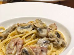 奶油蘑菇培根意面-JANS意式简餐厅·惠灵顿牛排