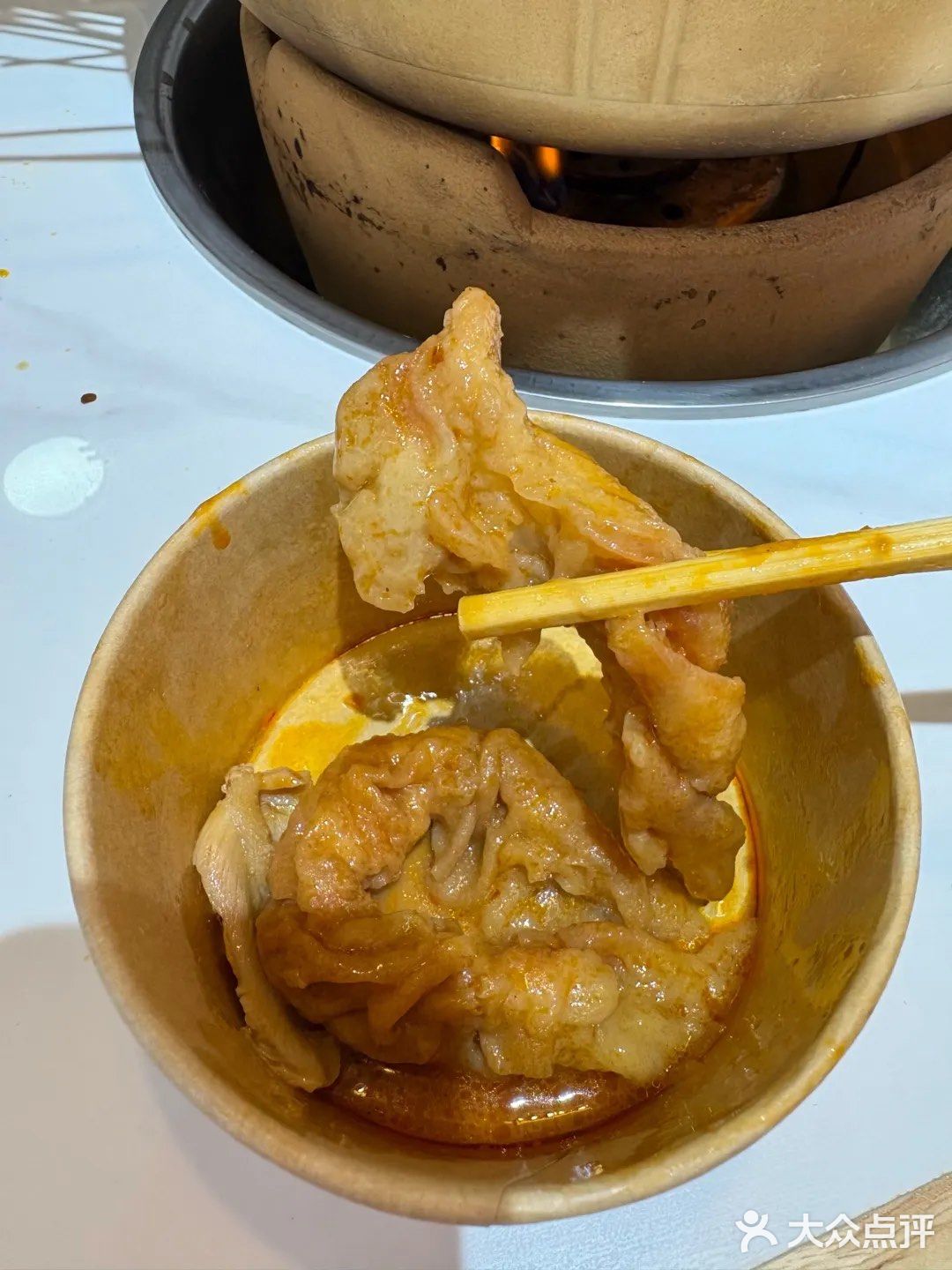 新开的❗️没想到啊 这砂锅麻酱涮牛肚这么好吃