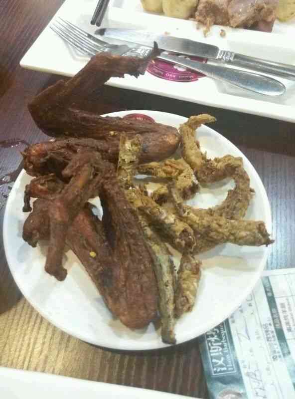 汉斯南美自助烤肉-"食品味道还可以,为了个烤鸡胗等待好久了.