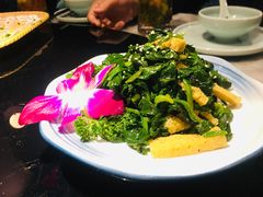 菠菜拌面筋-品回味清真西北楼(宁波首店)