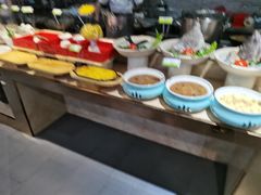 自助取餐区-煎饼卷大葱·非遗传承·潍坊菜(十笏园店)