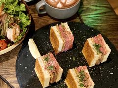 纯血黑安格斯谷饲牛西冷三明治-salée
