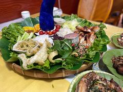 炸猪皮-沐毫傣泐云南菜孔雀宴•手抓饭傣味烧烤(曼听公园店)
