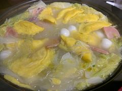 石锅鸡汤烩手工蛋饺-金枝玉叶上海人家食府(三里河店)