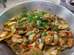 豉椒炒花甲-凤城康记饭店