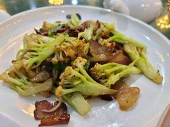 有机花菜炒腊肉-陶然居·重庆菜(生态园店)