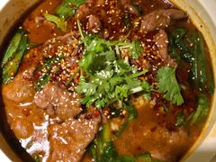 水煮牛肉-绿茶餐厅(华联万柳店)