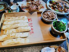虾酱卷子-渔民船说·北塘海鲜·天津菜·海肠捞饭(北塘古镇店)