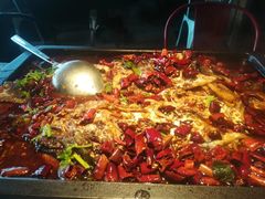 -探鱼·鲜青椒爽麻烤鱼(天河优托邦店)