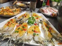 烤大虾-围炉肉舍•炭烤活鳗•丹东海鲜烤肉(步行街店)