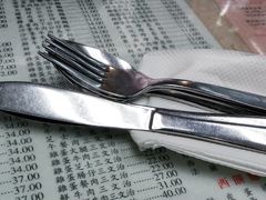 餐具摆设-金凤茶餐厅(湾仔店)