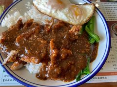 黑椒猪扒双蛋饭-小龍鳳餐室(番禺路店)