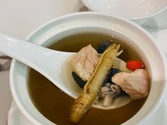 鲜人参炖竹丝鸡汤-十六台·经典广东菜(德外大街店)