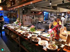 自助取餐区-二十八里太湖船菜(吉祥路店)