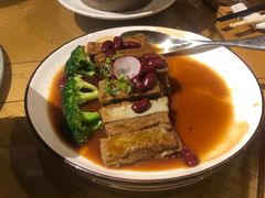 鲍汁炆豆腐-若蘭慈·无国界素食料理(欢乐海岸店)