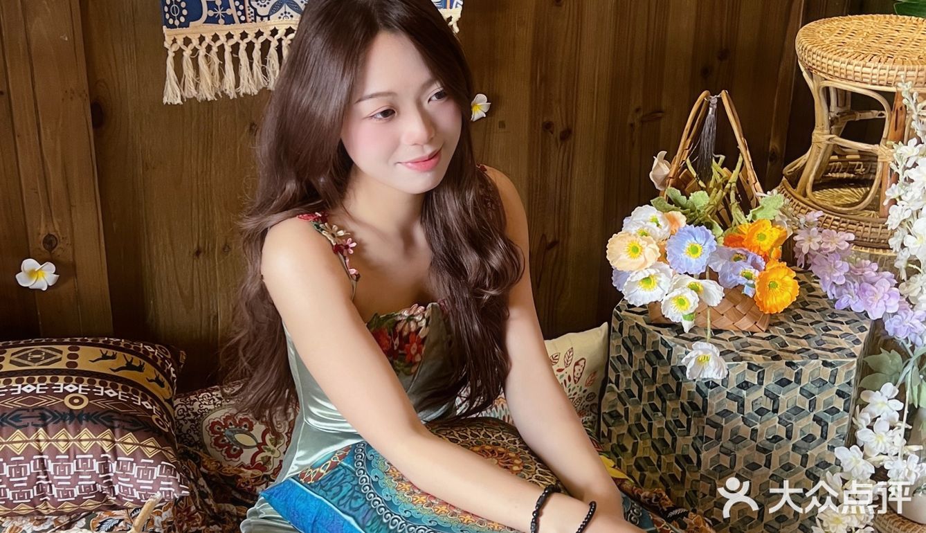 在泉州被花包围的咖啡店💐