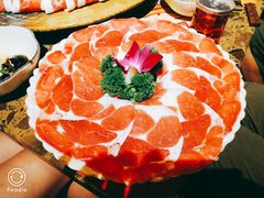 雪花牛肉-坎爷秘制火锅(一格广场店)